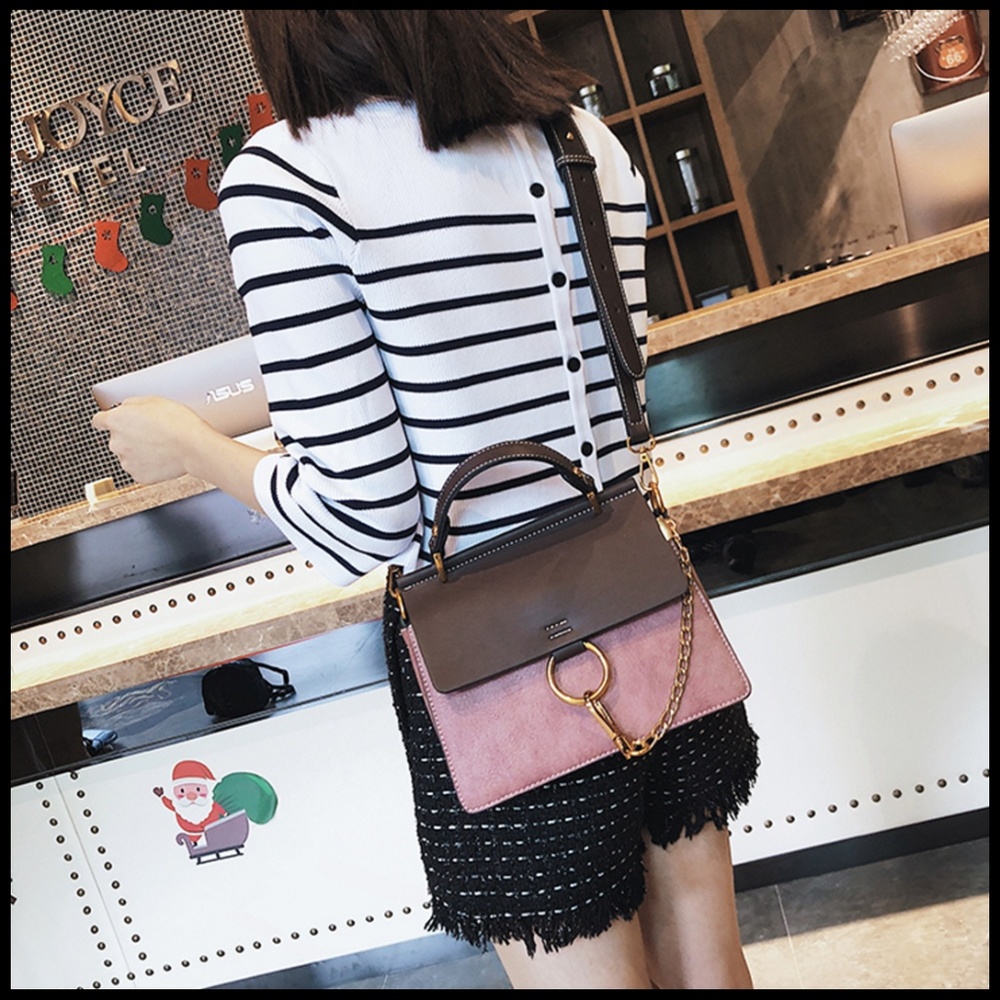 NEW ELLA O Ring Chain Buckle Crossbody - Picture 7 of 8